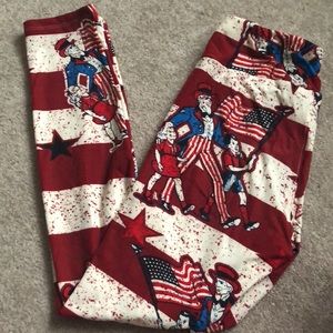 LuLaRoe Retro 4th of July Leggings!